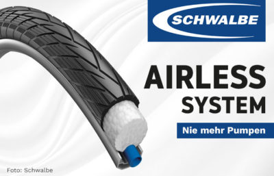 Unplattbarer Reifen Schwalbe Airless System Nie Mehr Pumpen Mit