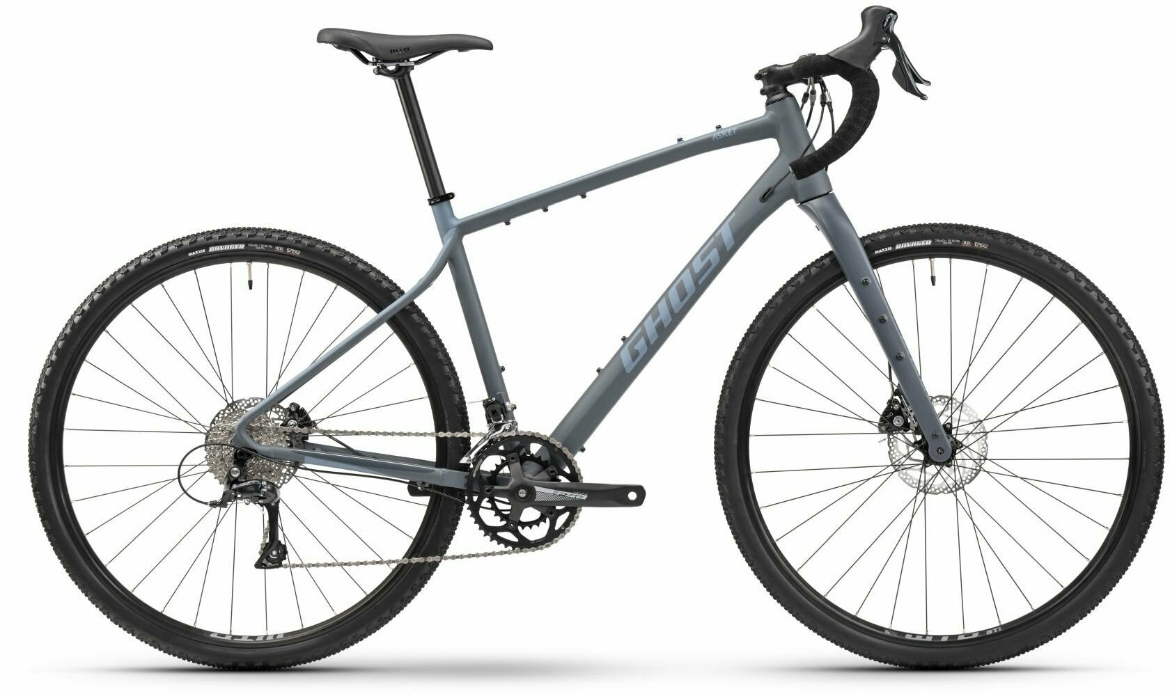 GHOST Asket, 18 Gang Kettenschaltung, Herrenfahrrad, Diamant, Modell 2024, 28 Zoll 48.5 cm darkgrey/shark blue - matt