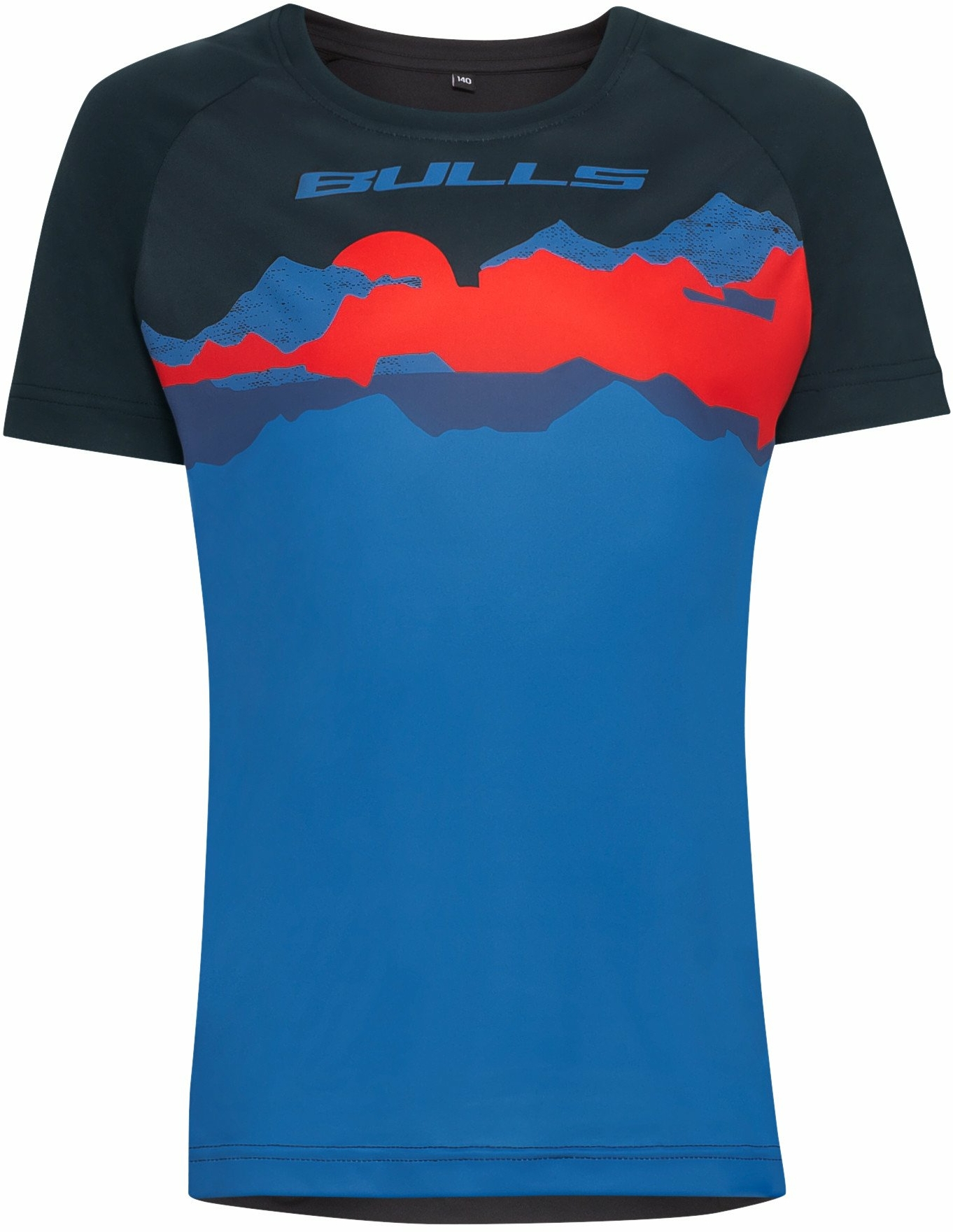 BULLS Trikot Junior Montania Shirt 164 blau / rot