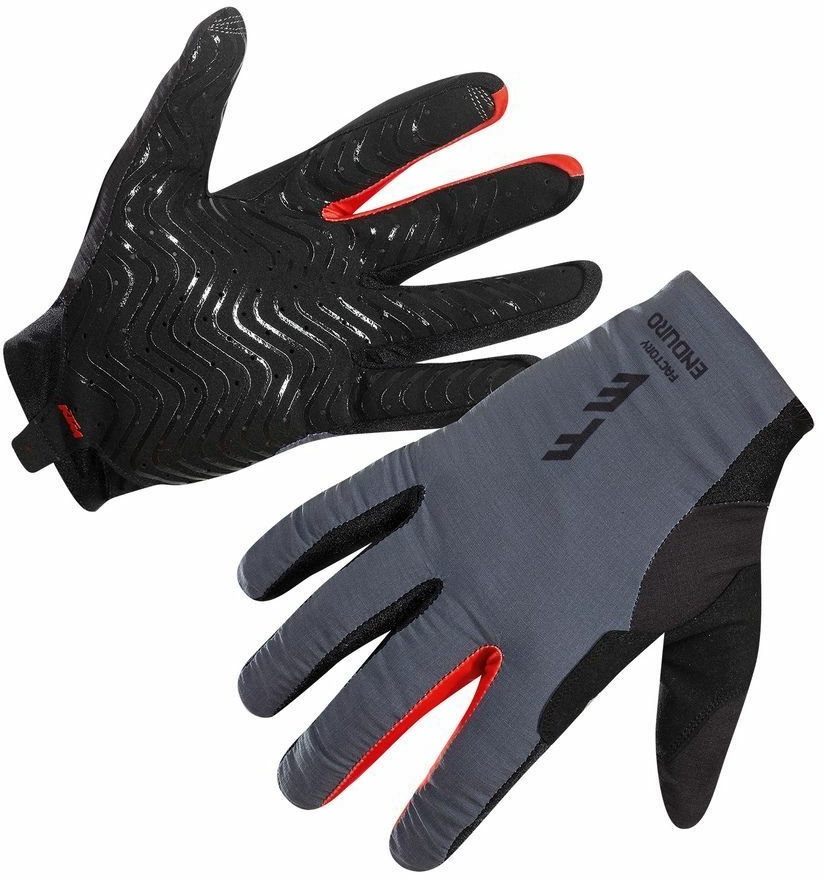 KTM Factory Enduro Handschuh Gloves light long S black/fire orange
