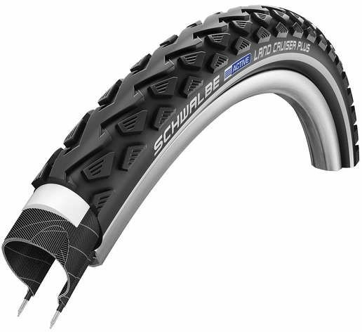 Schwalbe Active Line - Puncture Guard -Drahtreifen, 26 Zoll Land Cruiser Plus (47-559) schwarz/schwarz