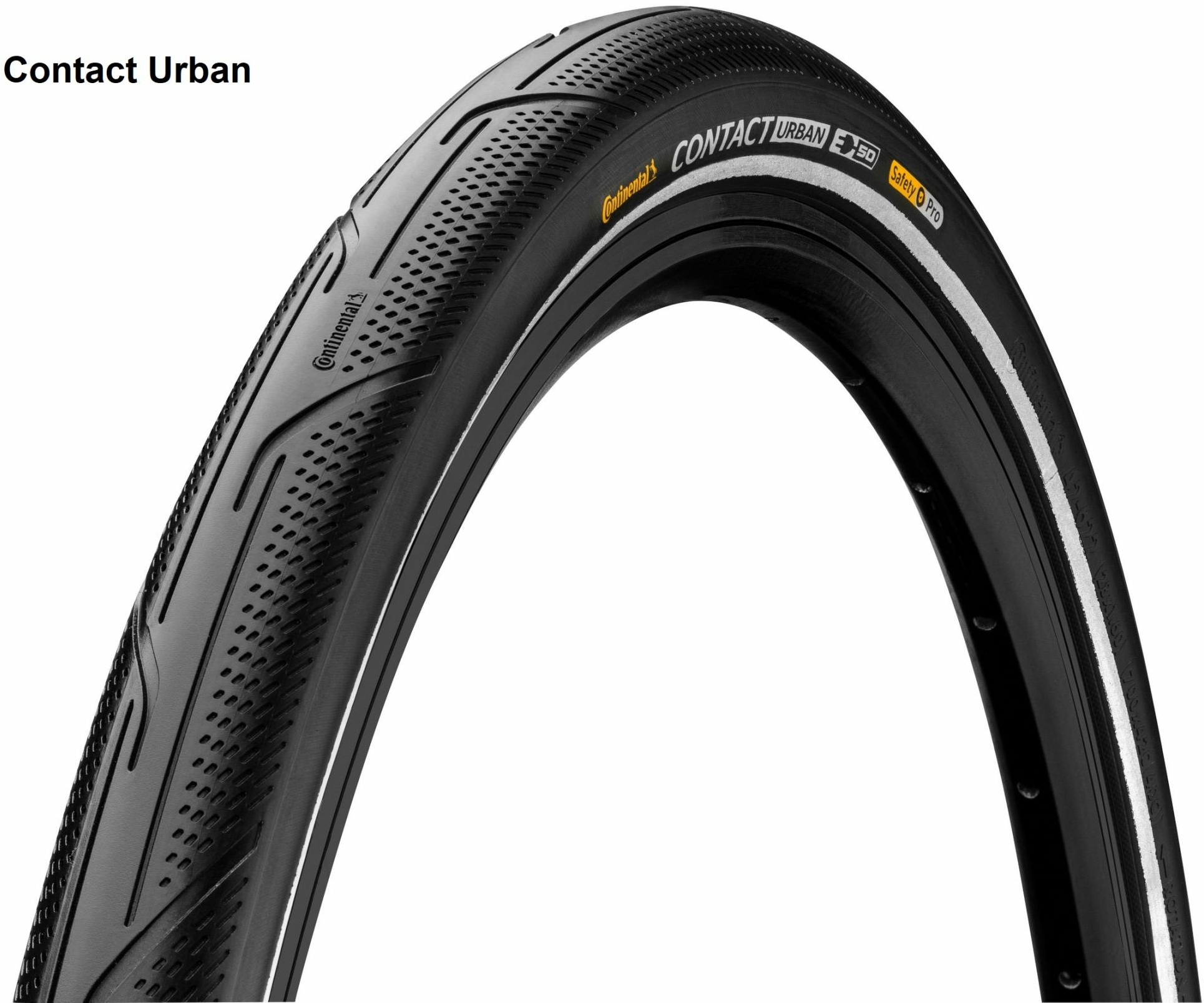 Continental PureGrip Compound - SafetyPro, 28 Zoll Contact Urban (40-622) schwarz/schwarz