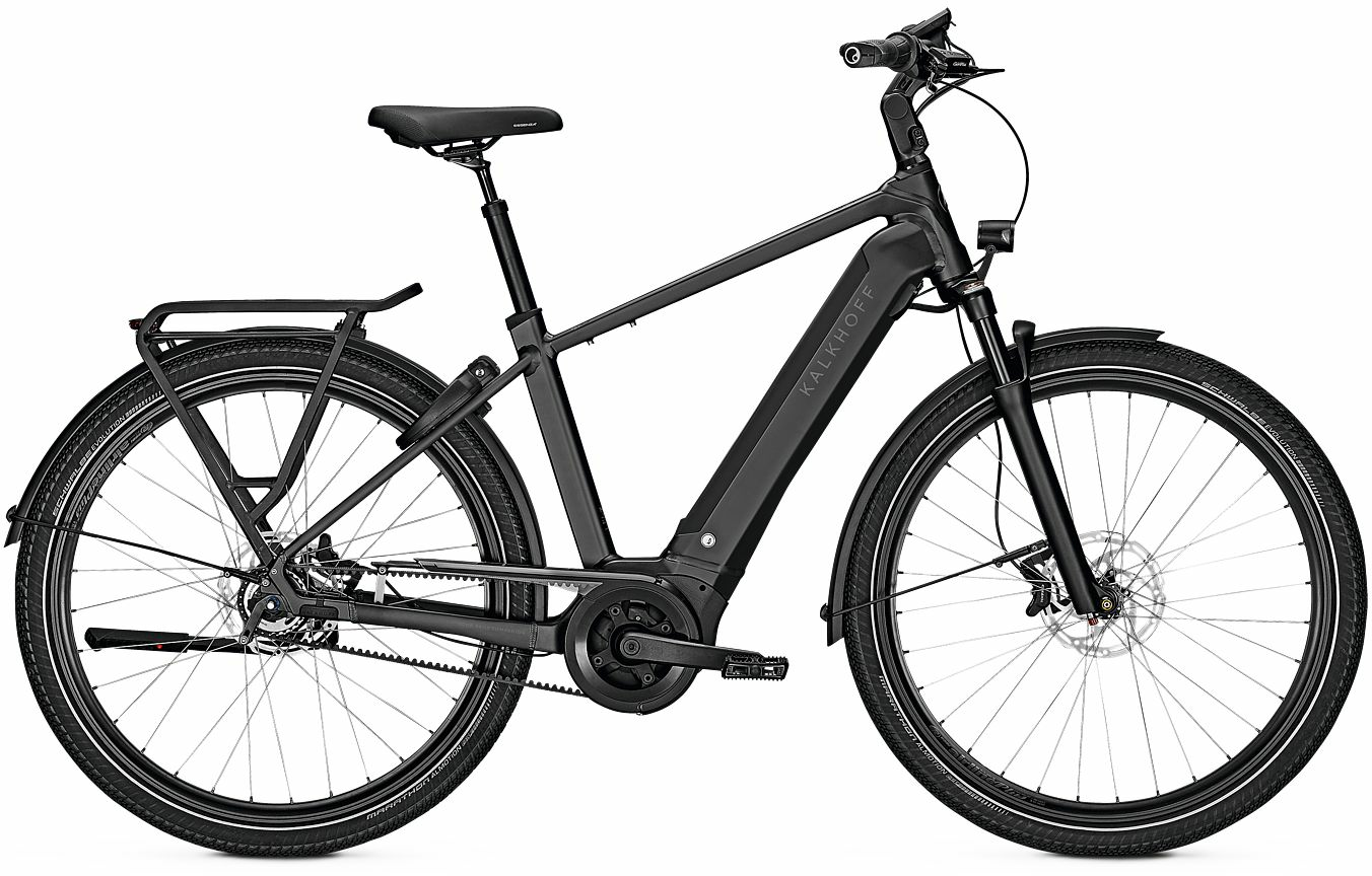 Kalkhoff IMAGE 5.B ADVANCE+ (625 Wh), 5 Gang Nabenschaltung, Herrenfahrrad, Diamant, Modell 2024, 29 Zoll 53 cm diamondblack matt 125387