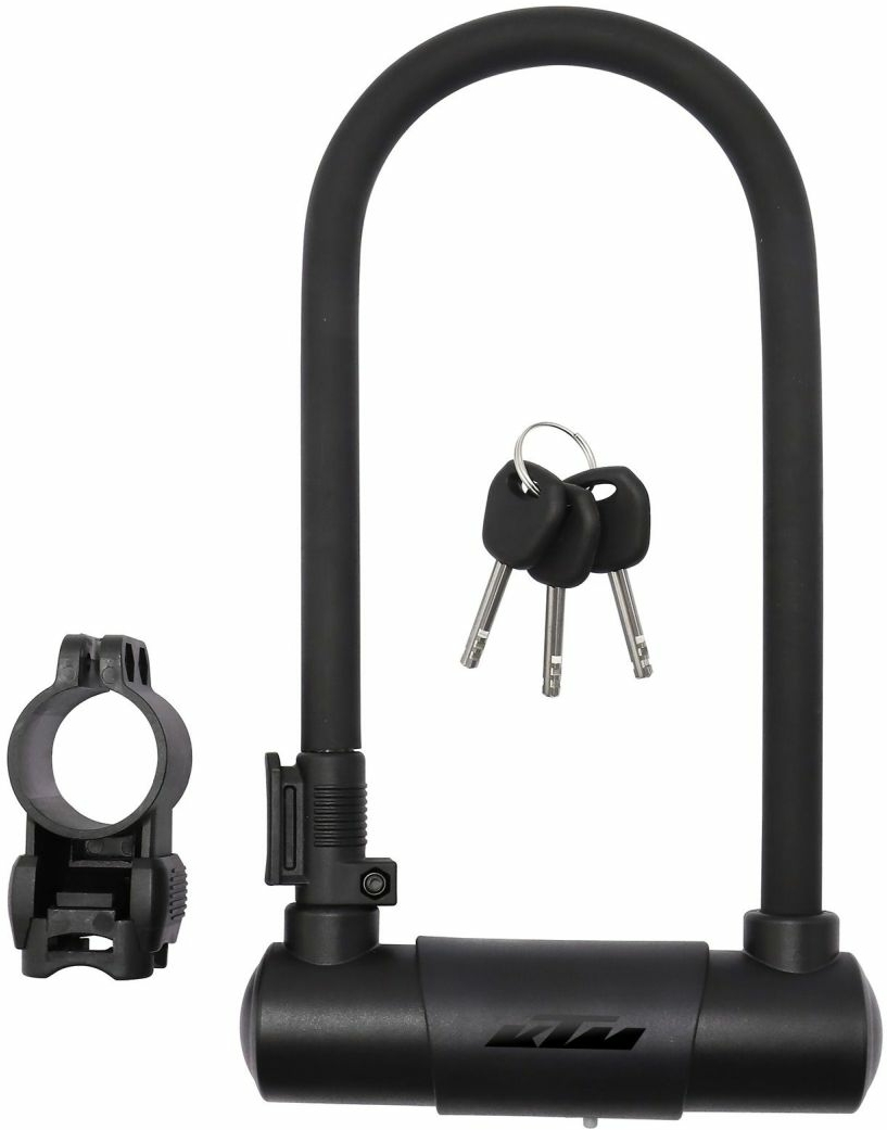 KTM Bügelschloss Pro U Lock Key black / orange