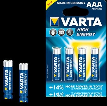 Varta High Energy Micro AAA LR03 4Stück
