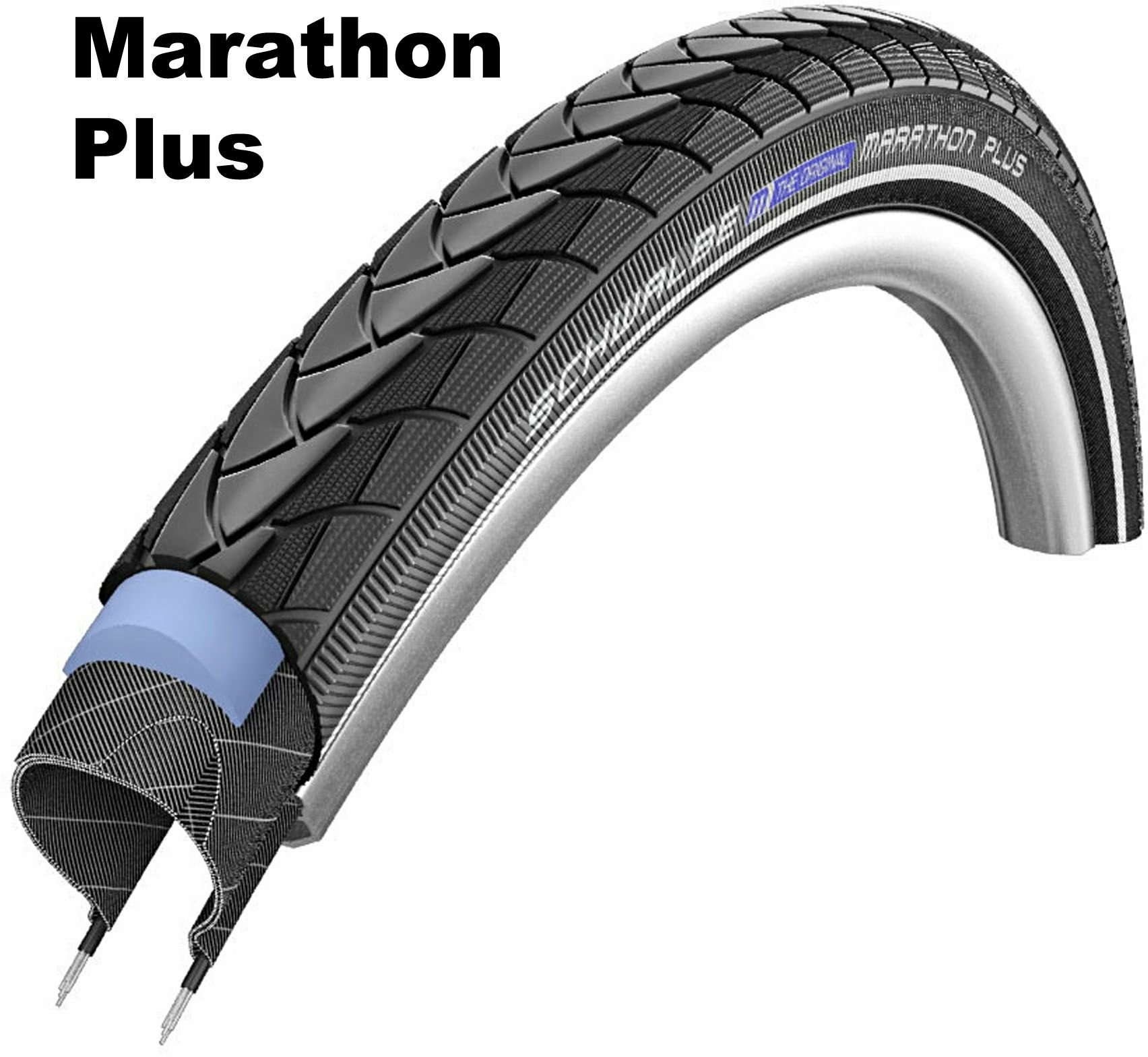 Schwalbe Performance Line - SmartGuard, 27,5 Zoll Marathon Plus (40-584) schwarz/schwarz