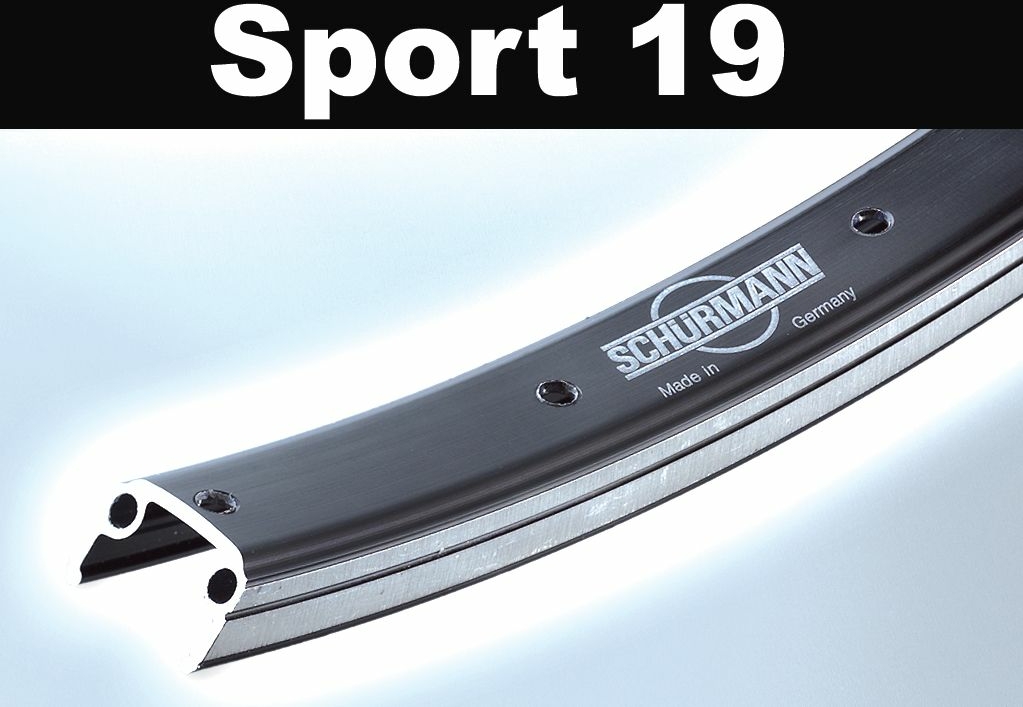 Schürmann Hinterrad Sport 19 (7/8fa/sw/sw/si), 28"