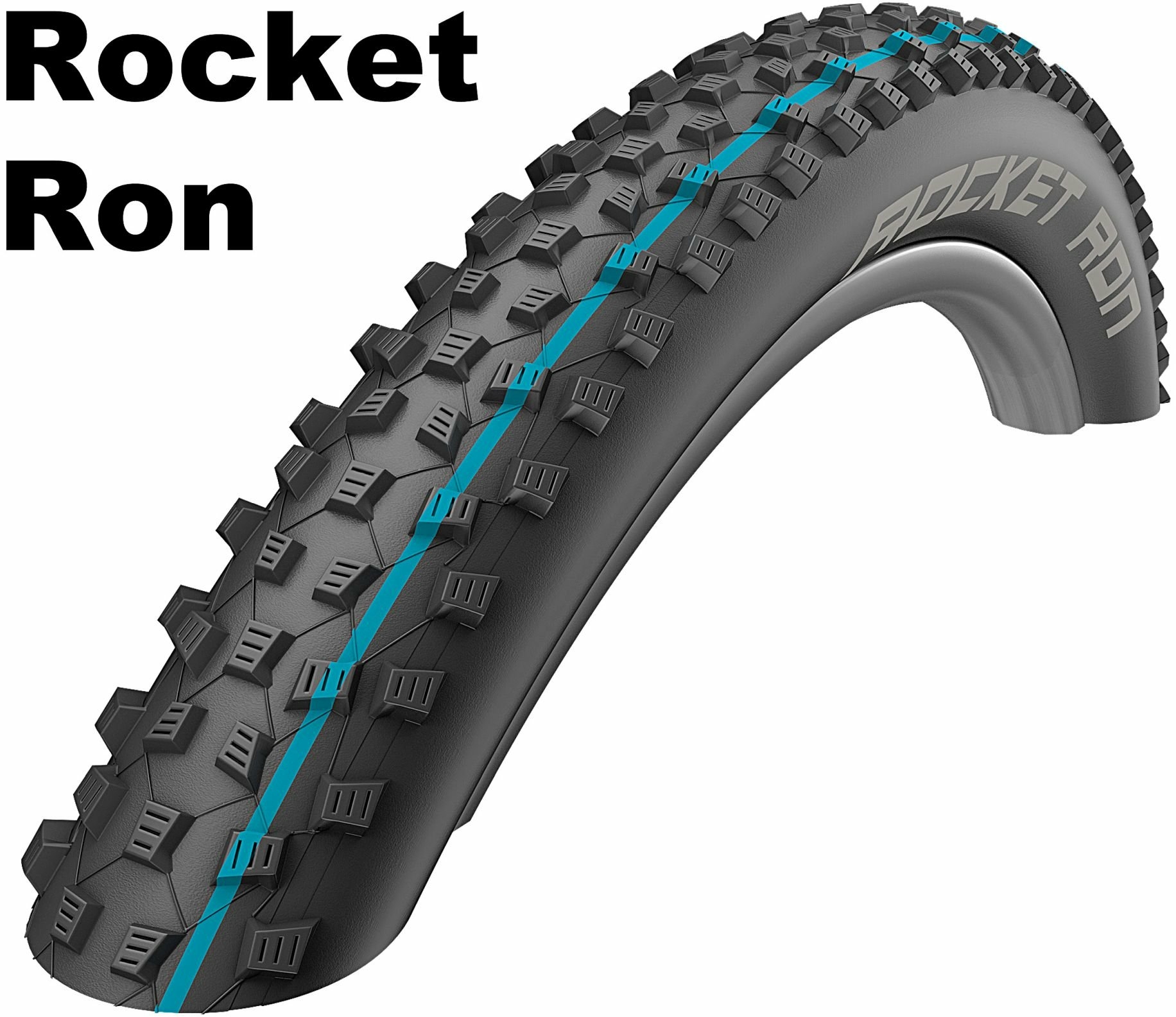 Schwalbe Evolution Line, Super Ground - TLE - E-25 - Faltreifen  HS 438 - 27,5 Zoll Rocket Ron (65-584) schwarz/schwarz