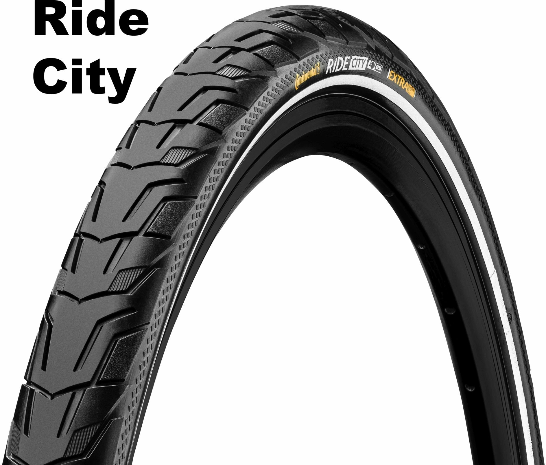 Continental ExtraPuncture Belt - Drahtreifen, 26 Zoll Ride City (47-559) schwarz