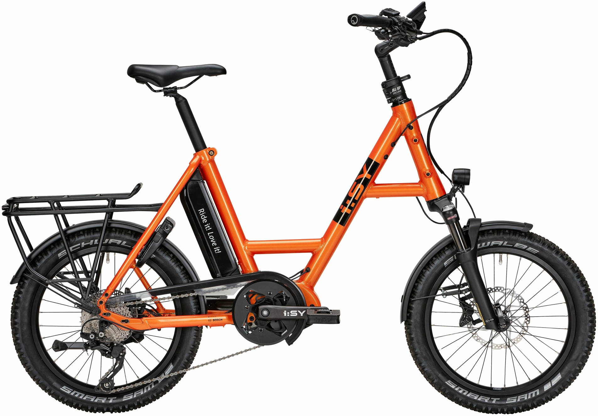 i:SY S10 Adventure (545 Wh), 10 Gang Kettenschaltung, Unisexfahrrad, Kompakt, Modell 2023, 20 Zoll