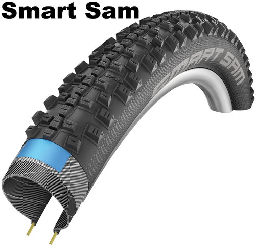 Schwalbe Performance Line-Addix-Lite Skin-Drahtreifen, 28 Zoll Smart Sam (37-622)