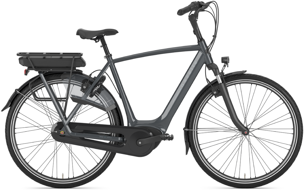 Gazelle Arroyo C7+ HMB (500 Wh), 7 Gang Nabenschaltung, Herrenfahrrad, Diamant, Modell 2024, 28 Zoll 57 cm anthracite gr