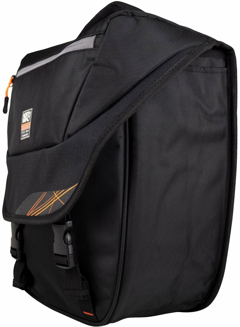 Northwind Gepäckträgertasche Single Pannier Classic (schwarz/orange)