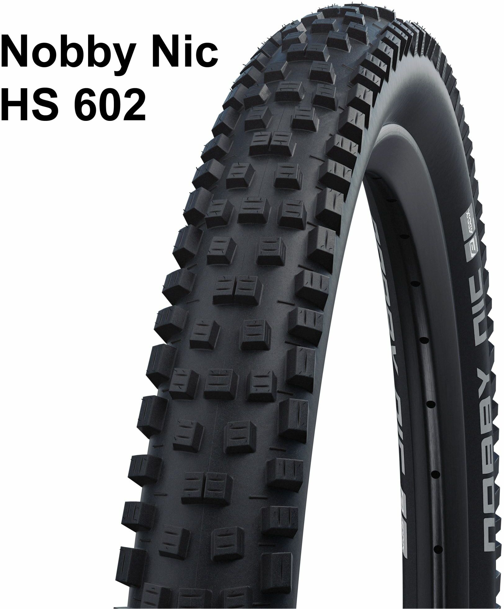 Schwalbe Performance Line, Faltreifen -HS 602, 27,5 Zoll Nobby Nic (57-584) schwarz/schwarz