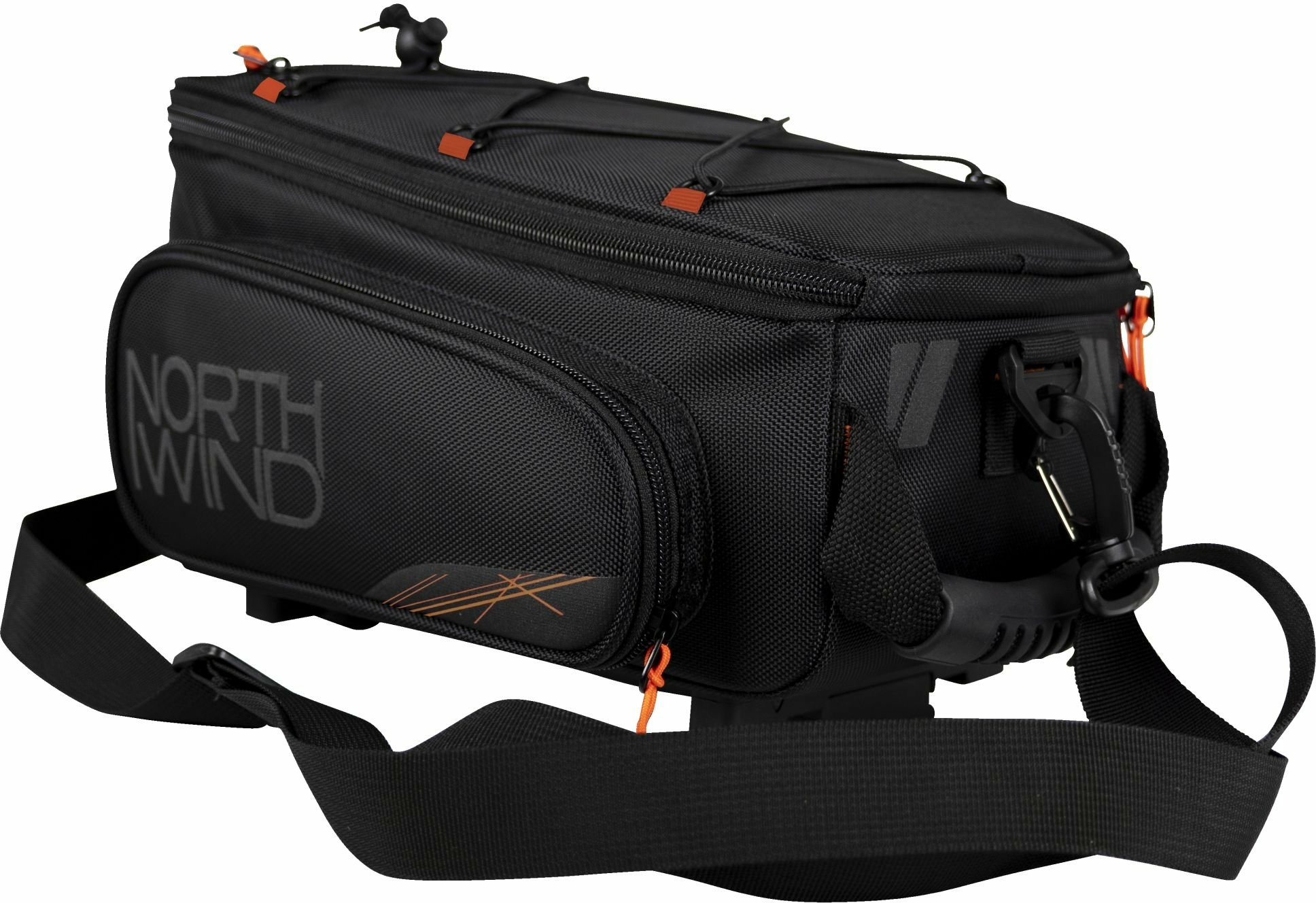 Northwind Gepäckträgertasche Smartbag Classic i-Rack II (schwarz/orange)