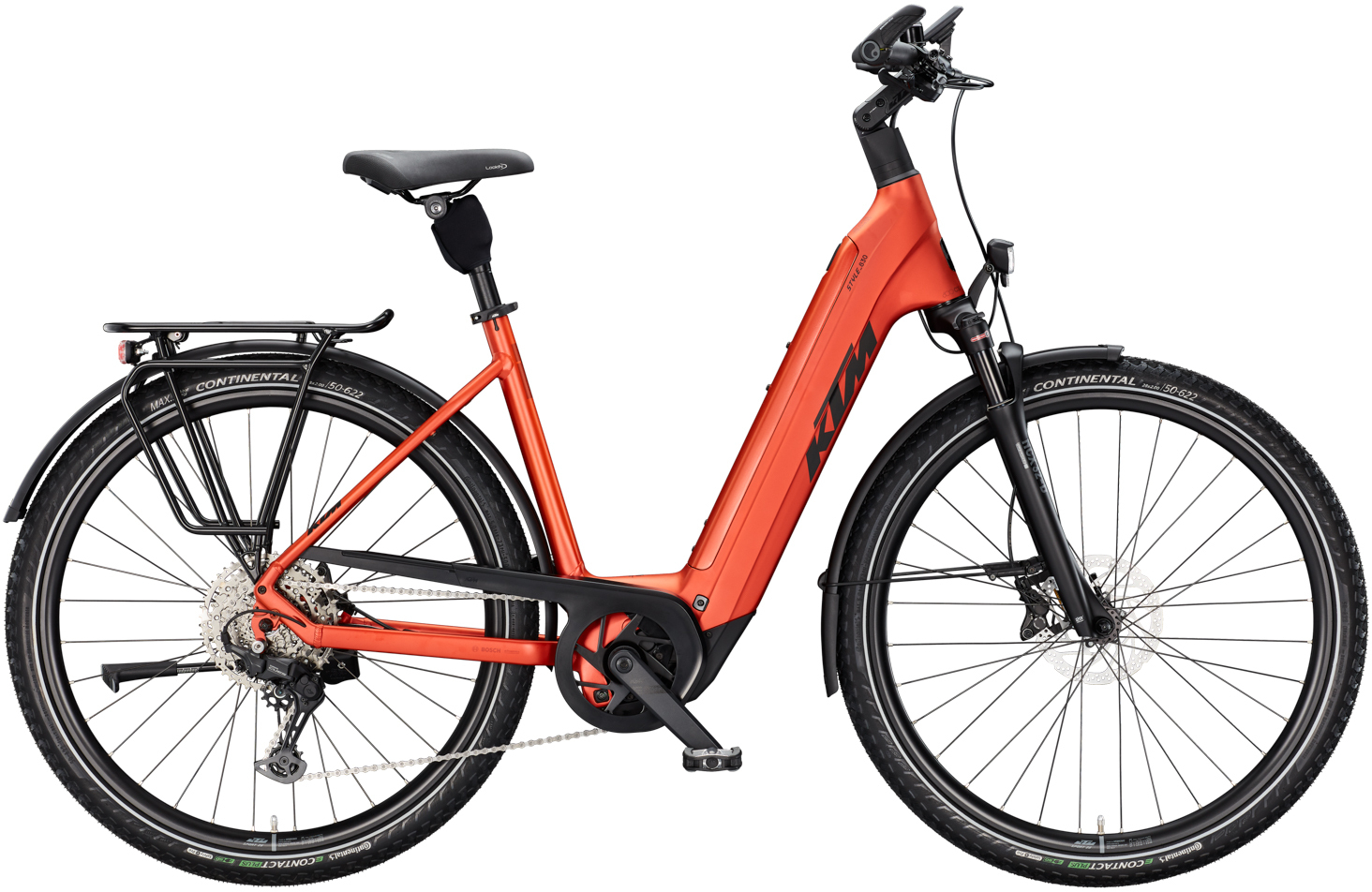 KTM MACINA STYLE 830, 10 Gang Kettenschaltung, Unisexfahrrad, Deep, Modell 2025, 28 Zoll 56 cm burnt orange matt (black)