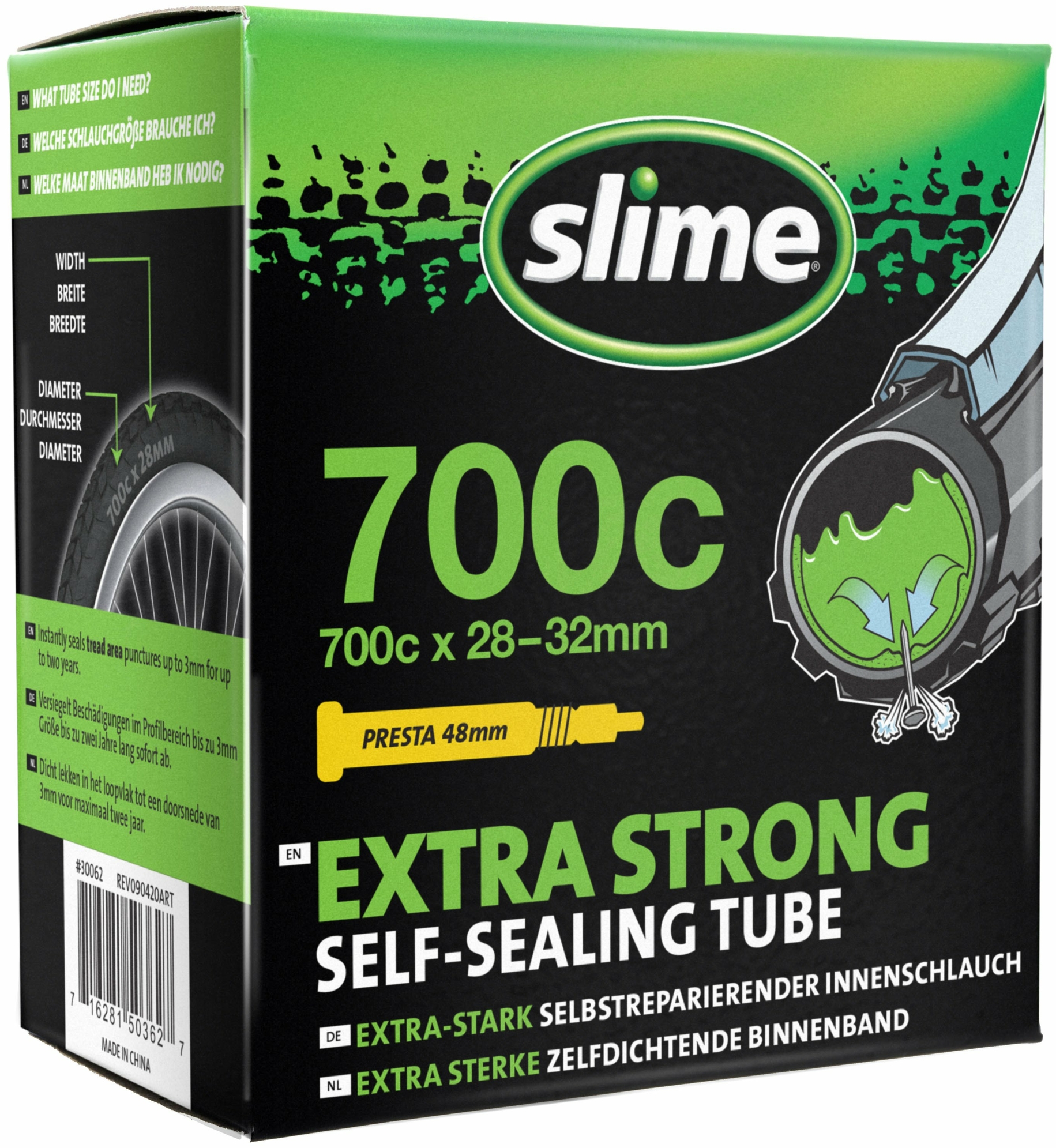 schläuche/Bereifung: Slime  Fahrradschlauch Smart Tube 28" Scl (28-32-622)