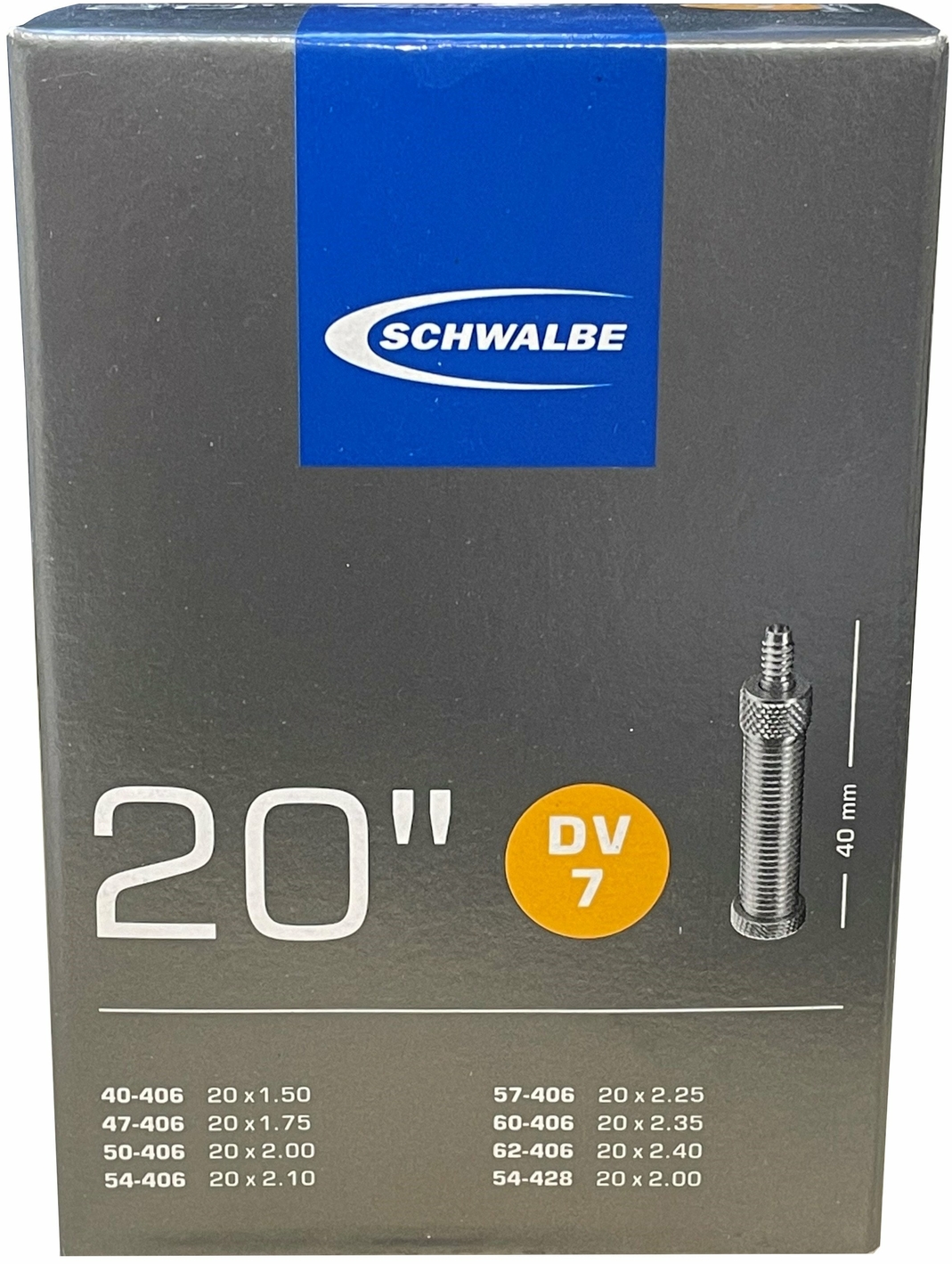 Schwalbe Fahrradschlauch DV 7 / 40mm