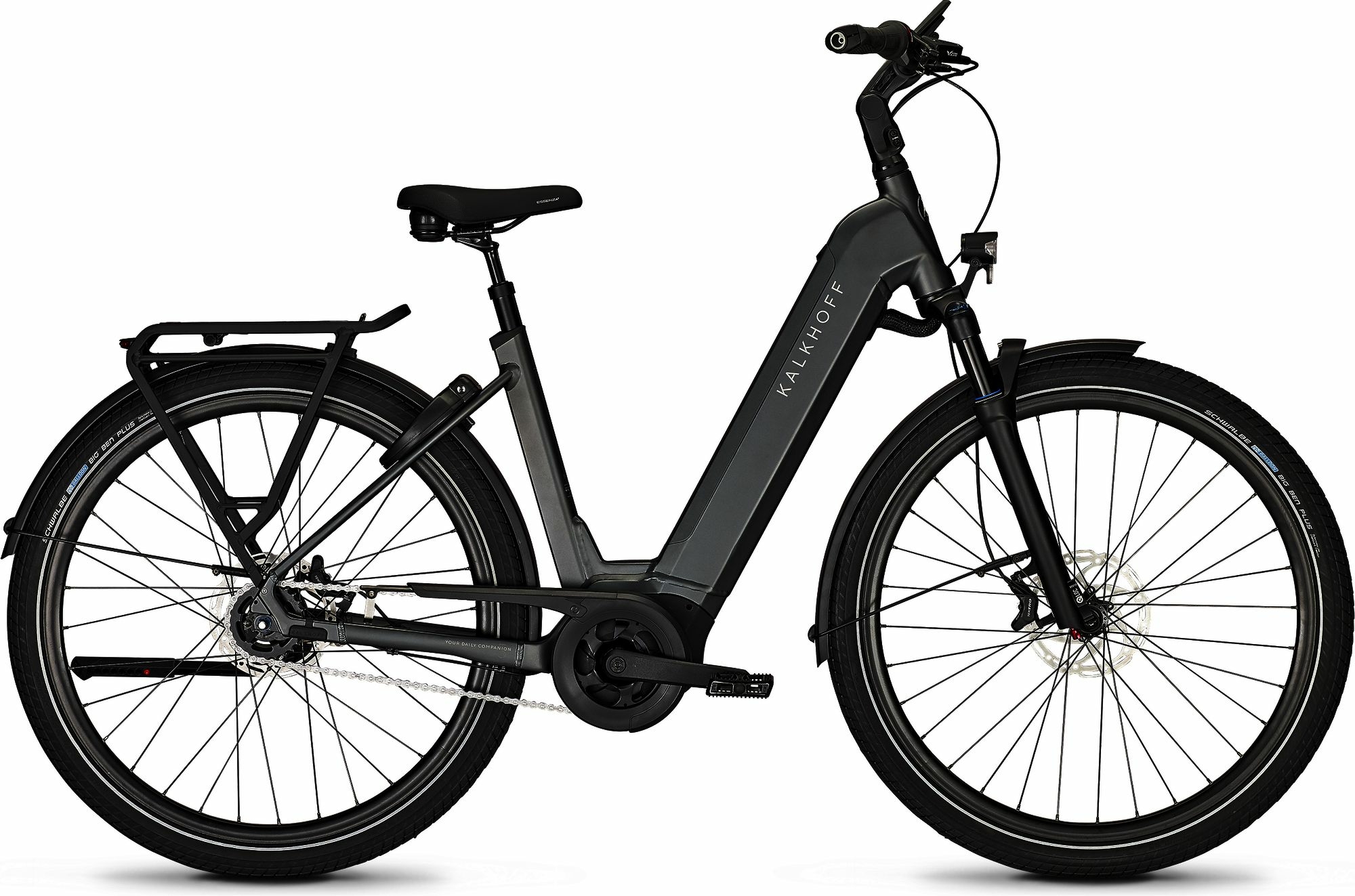 Kalkhoff IMAGE 5.B MOVE+ RT (625 Wh), 5 Gang Nabenschaltung, Damenfahrrad, Wave, Modell 2024, 29 Zoll 58 cm diamondblack matt 125425