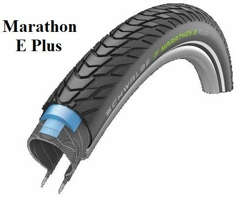 Schwalbe Performance Line, Smart DualGuard - Tube - E-50 - Drahtreifen HS 498 - 28 Zoll Marathon E-Plus (55-622) schwarz