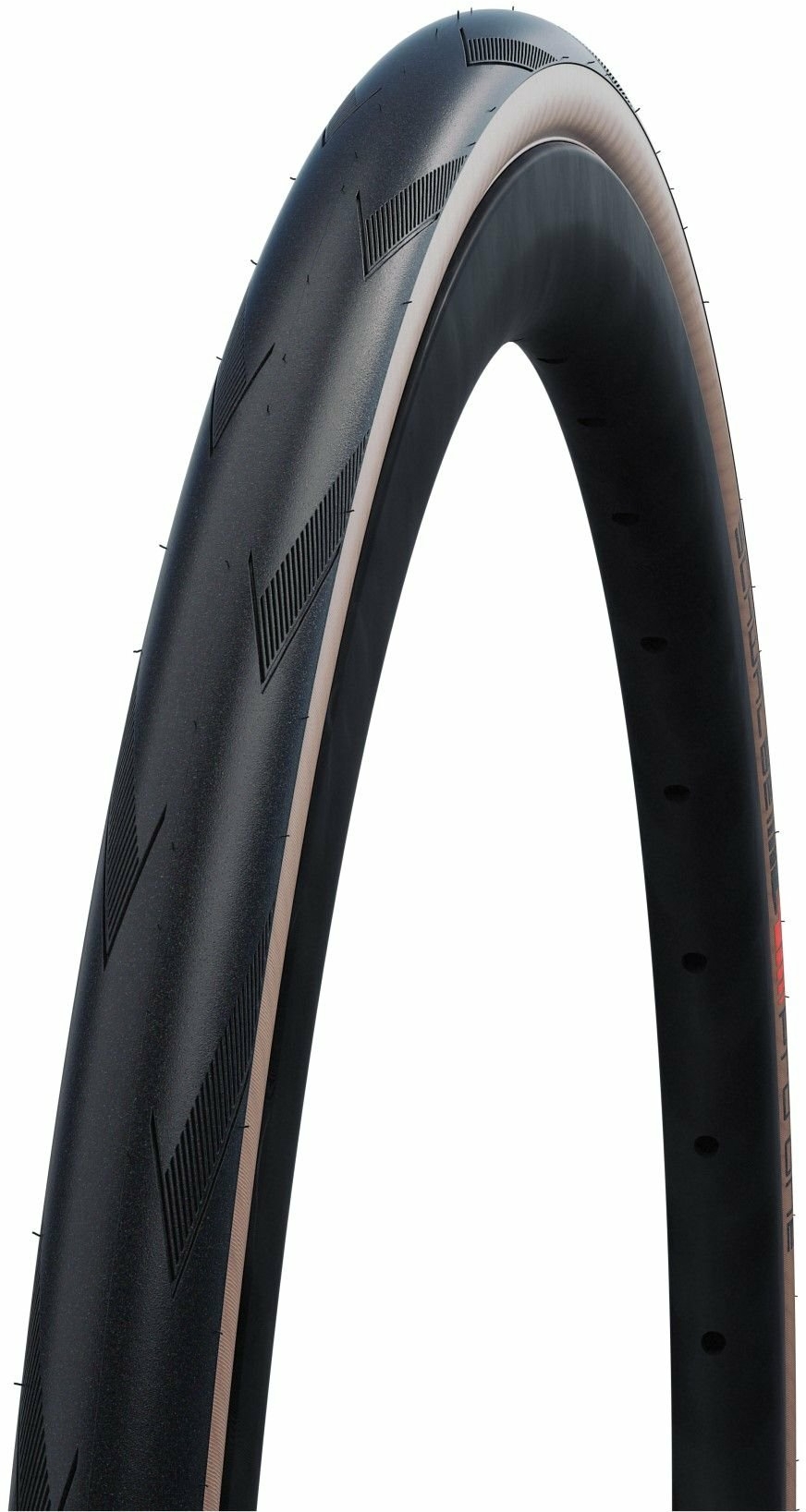 Schwalbe R 493 Pro One s/tr ev fal te 25-622 Pro One HS 493   Tubeless Easy schwarz/transparent