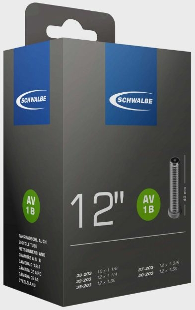 Schwalbe Fahrradschlauch 1B AV / 40mm schwarz