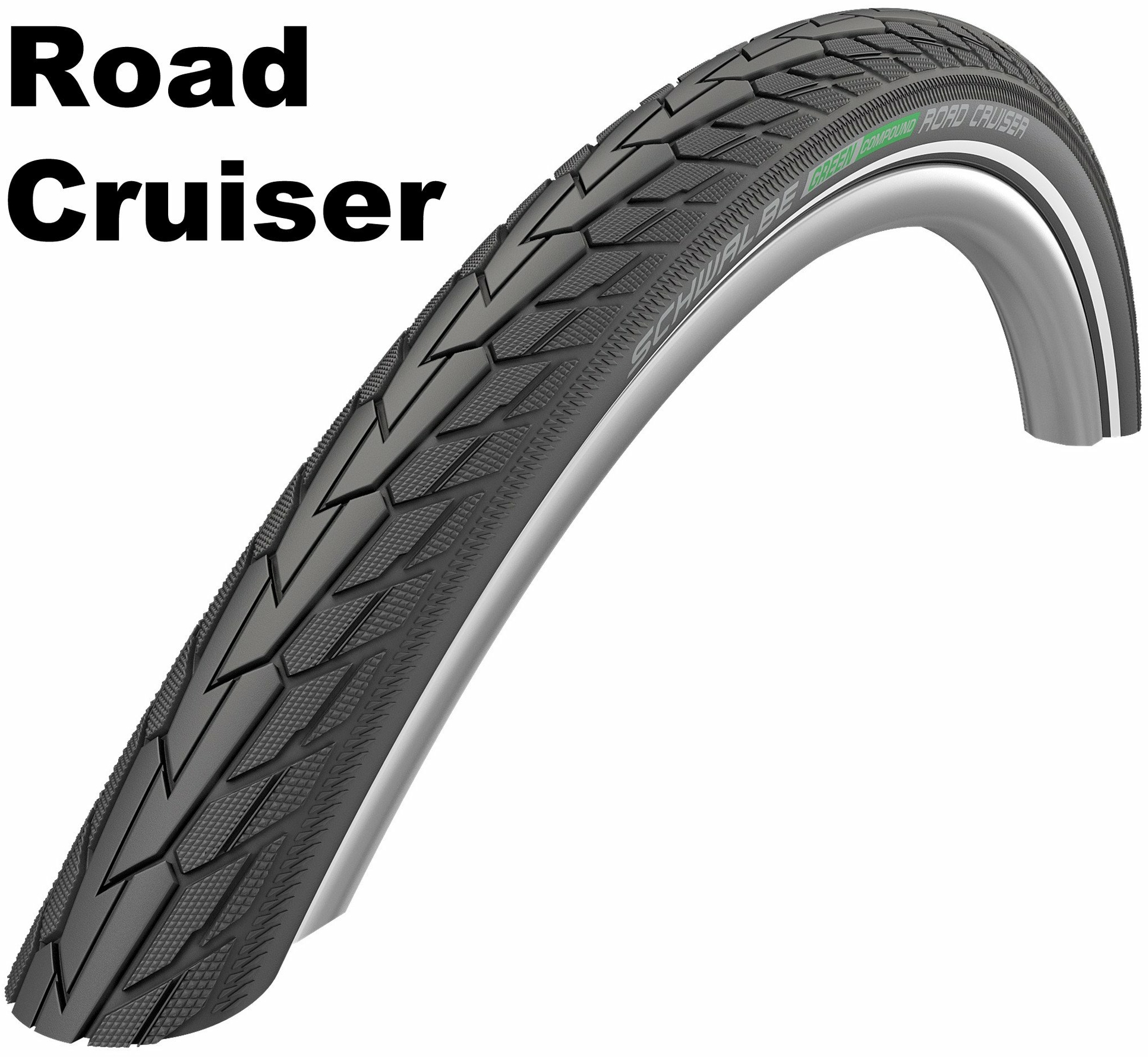 Schwalbe Active Line - K-Guard - Drahtreifen, 27,5 Zoll Road Cruiser (44-584) schwarz/schwarz