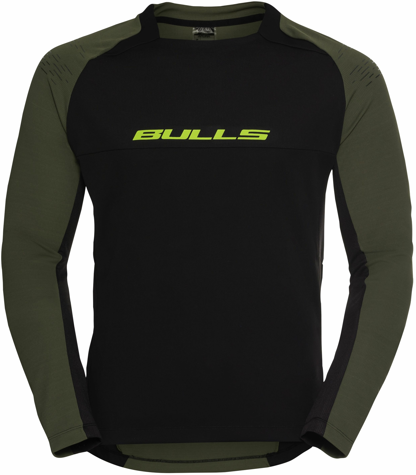 Bekleidung/Trikots: Bulls BULLS Jersey Longsleeve Freeride S Black Khaki