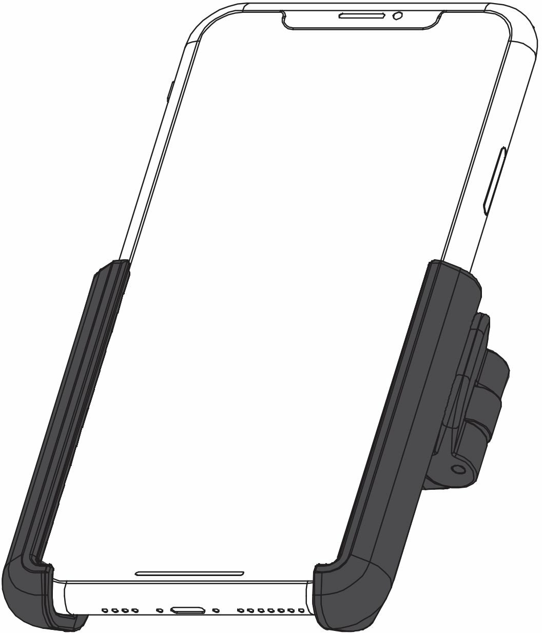 NC-17 Smartphone-Halter 3D One-Click Mount Trekking