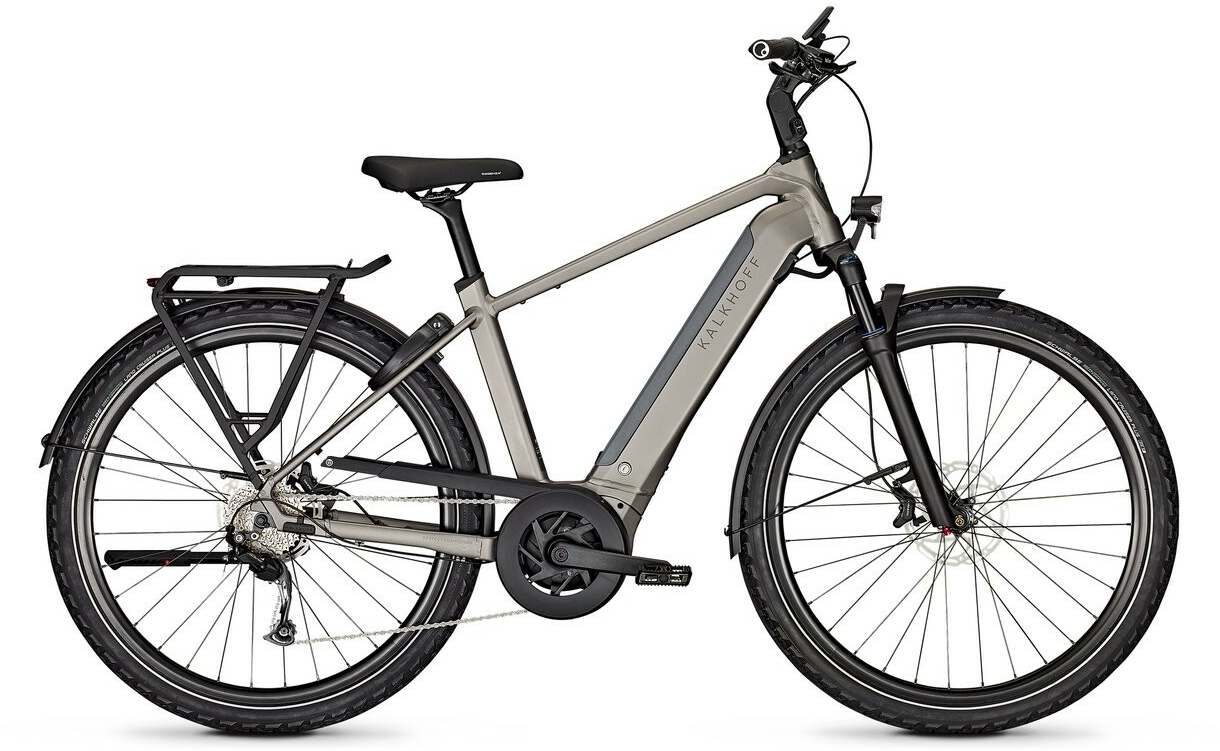 Kalkhoff ENDEAVOUR 5.B MOVE+ (625 Wh), 9 Gang Kettenschaltung, Herrenfahrrad, Diamant, Modell 2023, 29 Zoll 58 cm jetgre