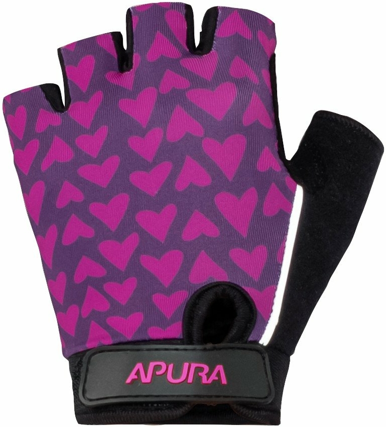 Apura Kinder Handschuh Glove Heart M berry/pink