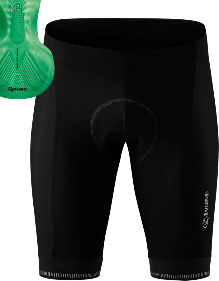 Gonso Herren Radshorts SITIVO M L black / bright green