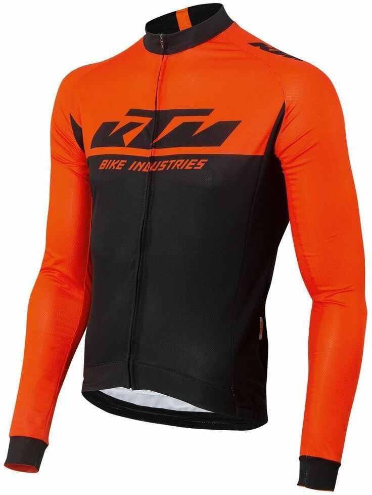 KTM Factory Team Langarmtrikot Jersey Longsleeve Spring L black/orange