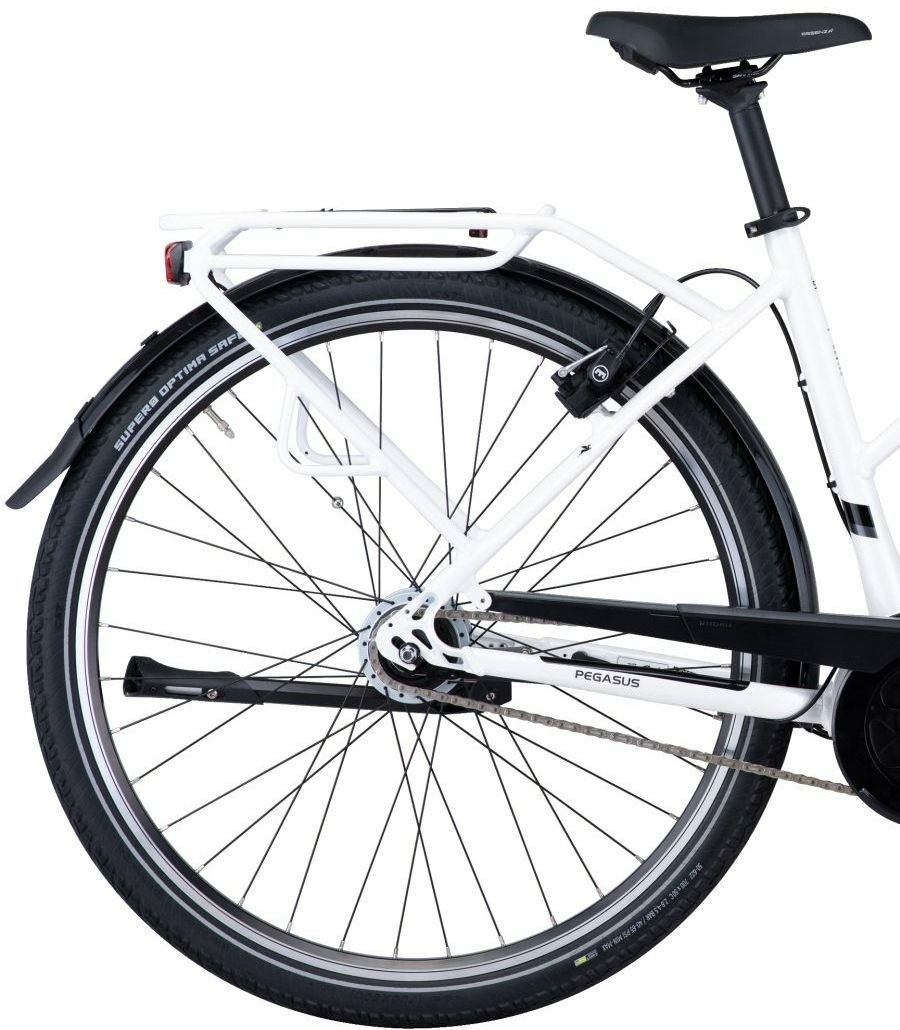 Pegasus Solero E8R Lite (400 Wh), 8 Gang Nabenschaltung, Damenfahrrad, Trapez, Modell 2021, 28 Zoll