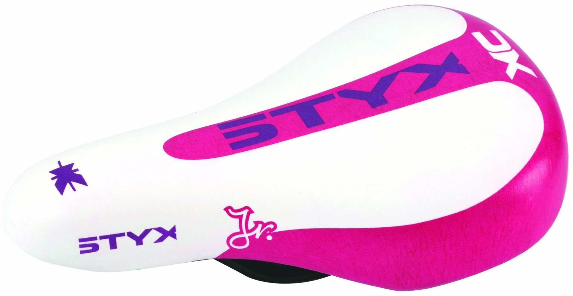 Styx pink/weiß, Kinder-Sattel pink/ weiß
