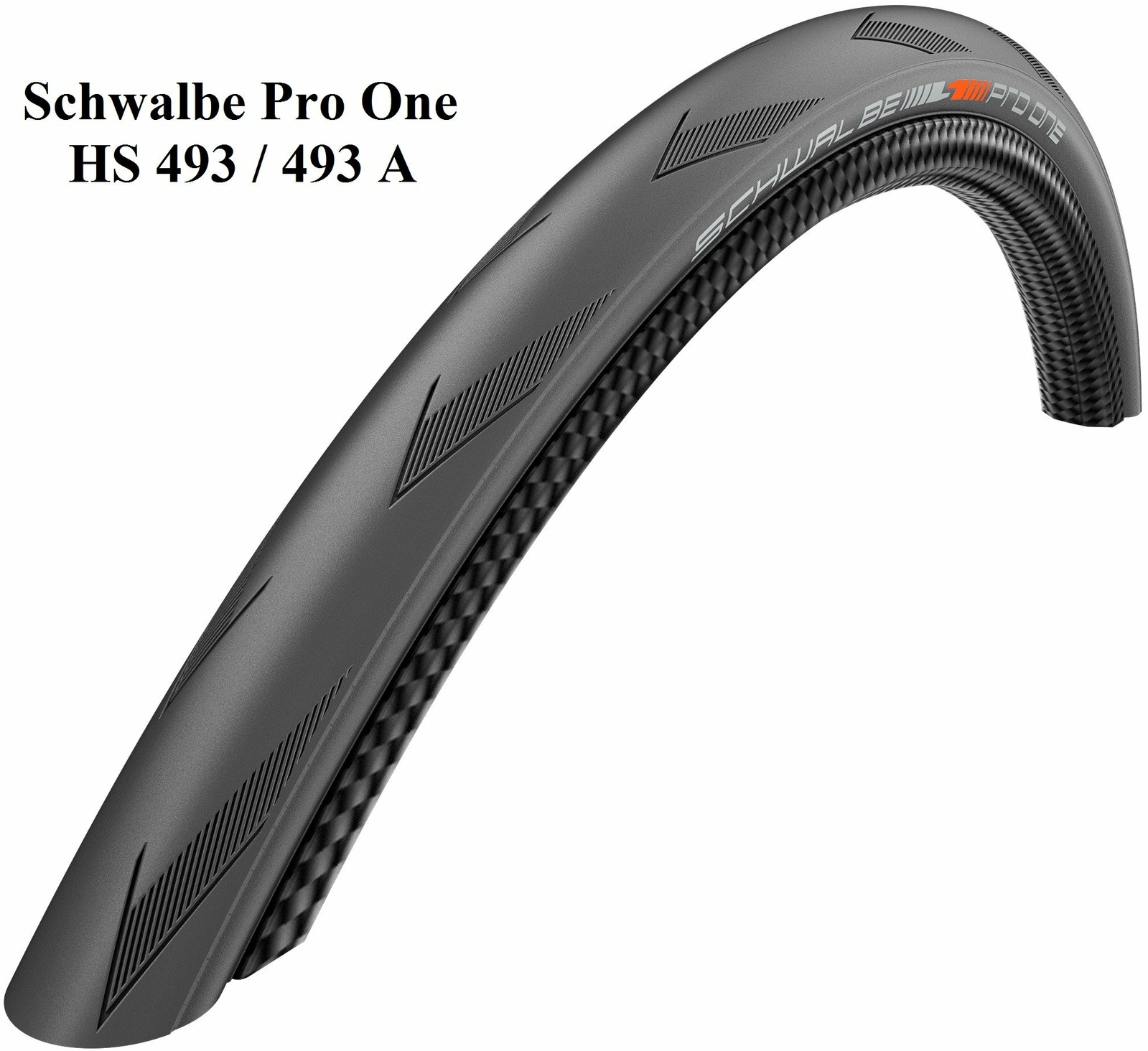 Schwalbe Evolution Line - Addix Race -Tube Type-Faltreifen, 28 Zoll Pro One (25-622) schwarz/schwarz