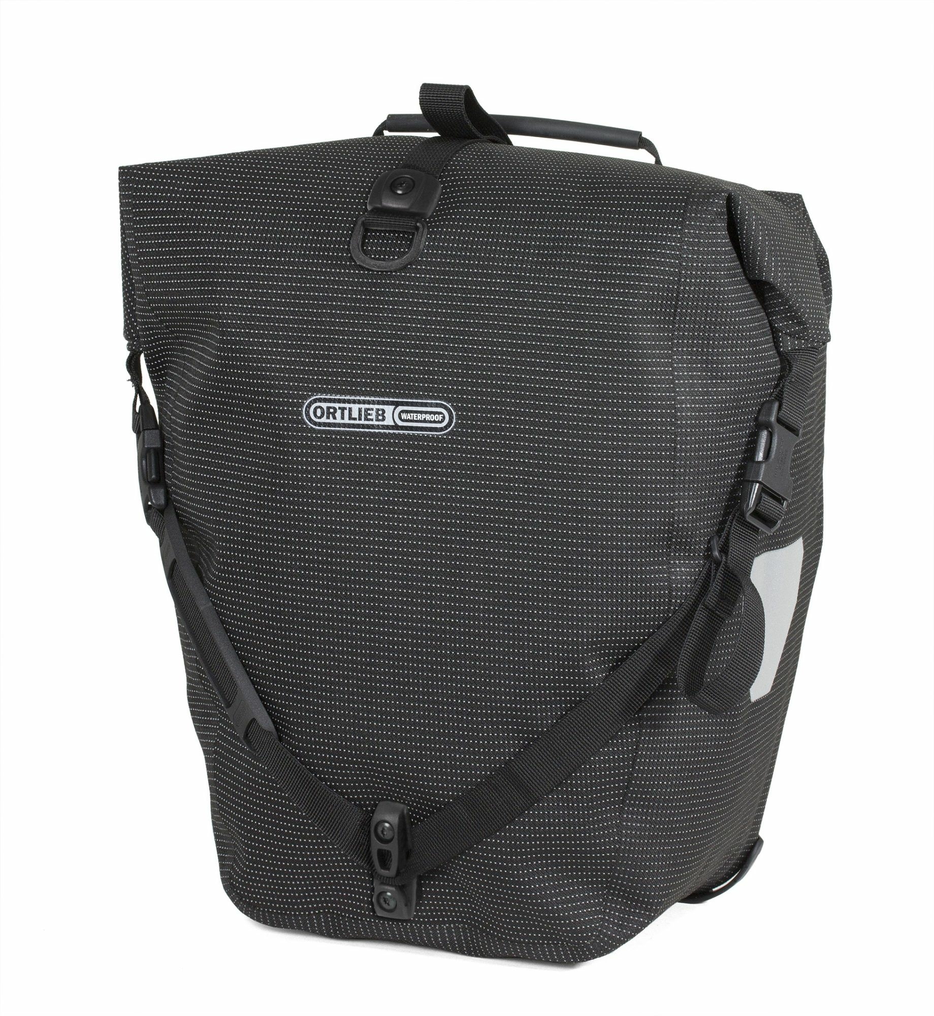ORTLIEB Seitentaschen Einzel Back-Roller High Visibility QL2.1 35+4L black reflective