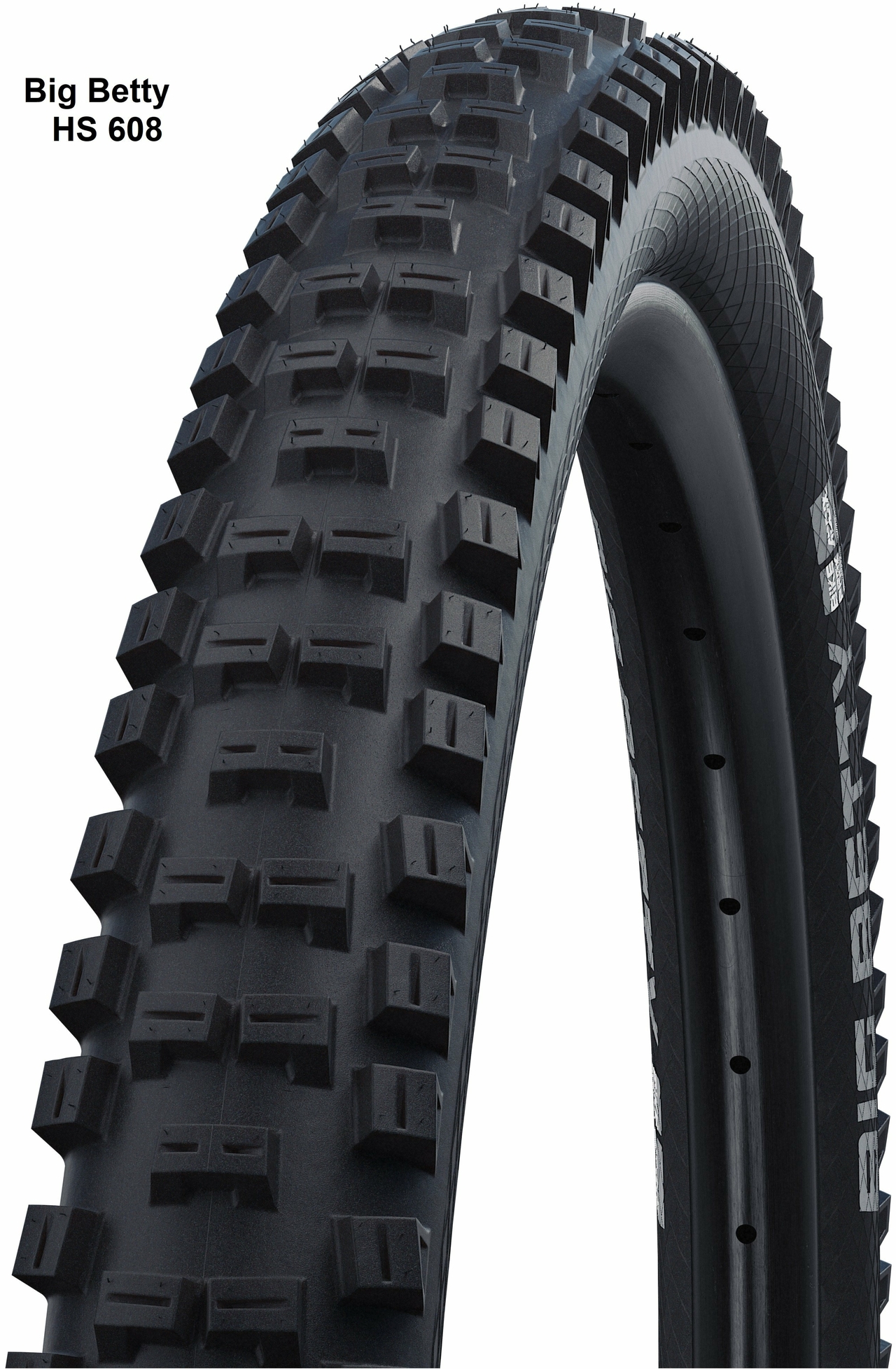 Schwalbe Performance Line-Addix-Twin Skin-Drahtreifen, 26 Zoll Big Betty (62-559) schwarz/schwarz