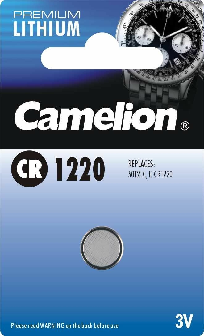 Camelion Knopfzelle CR 1220 1Stück silber
