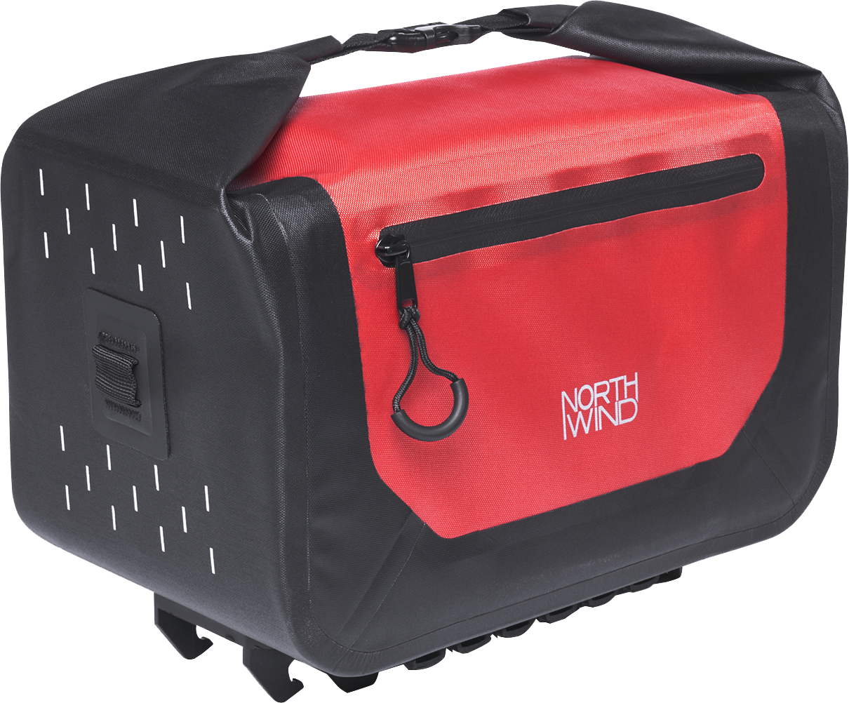 Northwind Gepäckträgertasche Trunkbag ML-T red / black