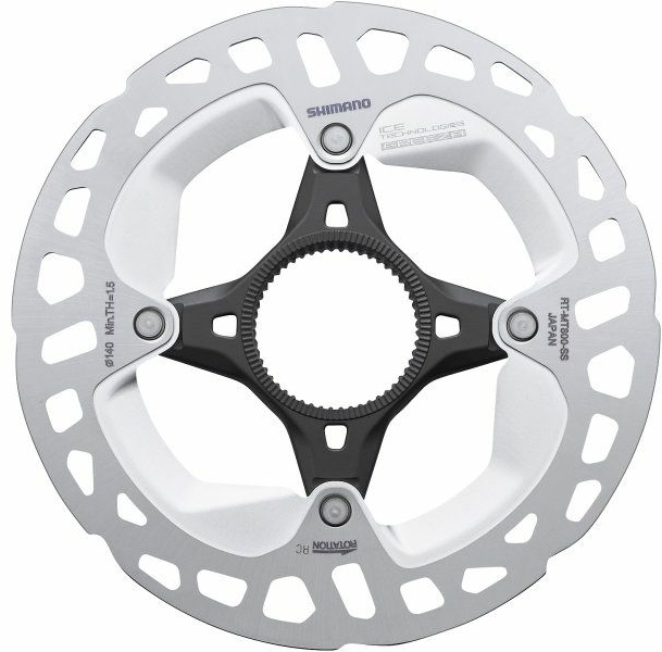 Shimano Rotor, 203mm, Center-Lock IceTech RT MT800 silber