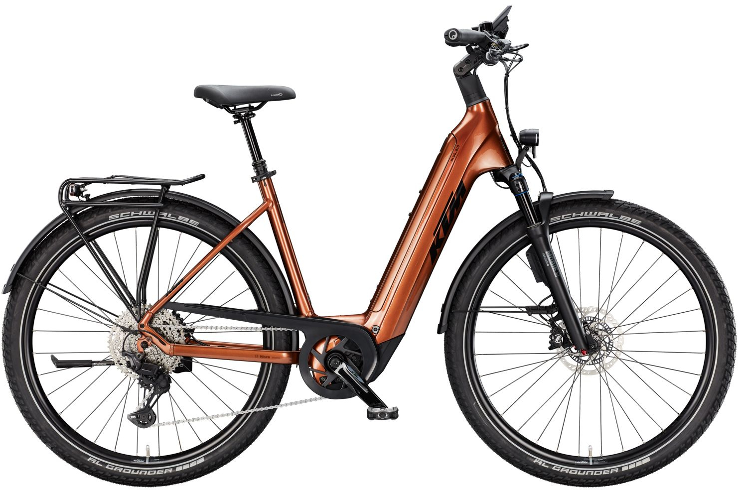 KTM MACINA GRAN 810 ABS 29, 11 Gang Kettenschaltung, Unisexfahrrad, Deep, Modell 2025, 29 Zoll 56 cm terra (black+orange