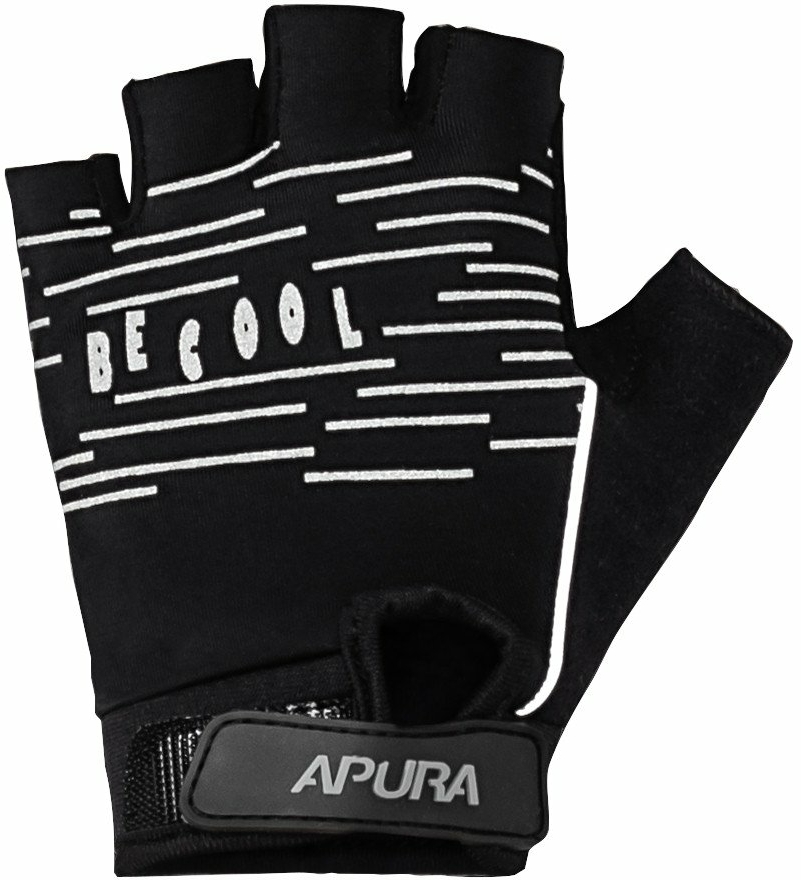 Apura Kinder Handschuh Glove Stripe S schwarz/reflective