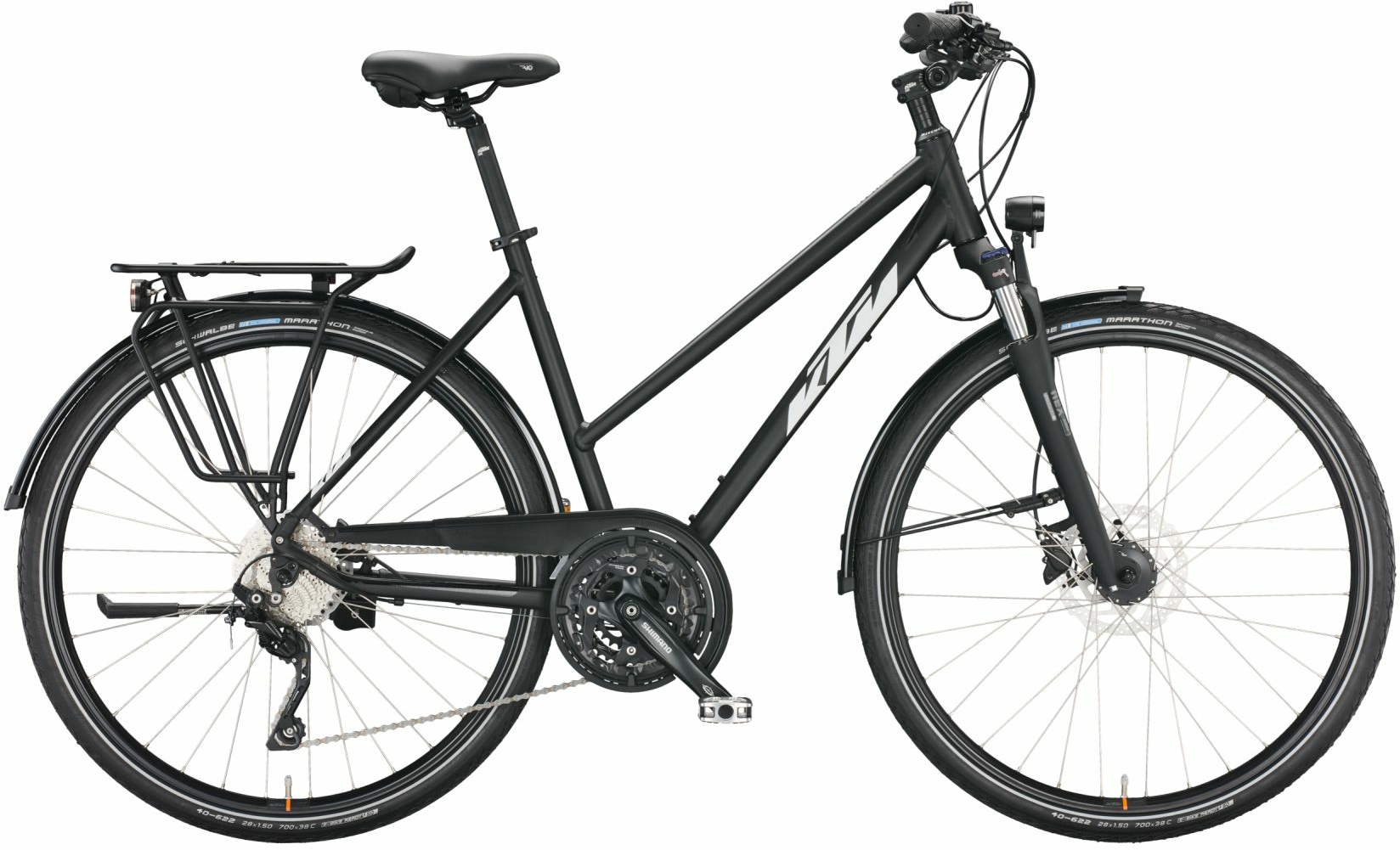 KTM AVENZA 30 DISC, 30 Gang Kette, Damenfahrrad, Trapez, Modell 2022/2023, 28 Zoll