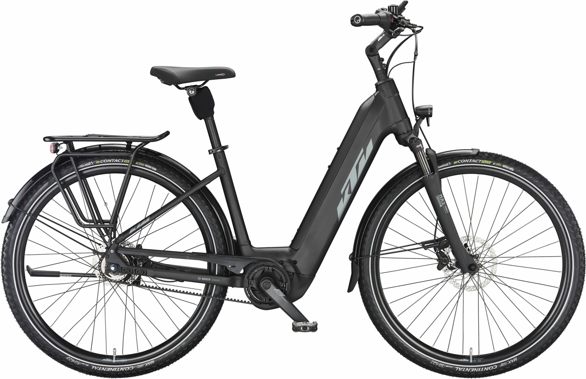 KTM MACINA CITY 610 belt (625 Wh), 5 Gang Nabenschaltung, Damenfahrrad, Deep, Modell 2024, 28 Zoll 56 cm black matt (gre