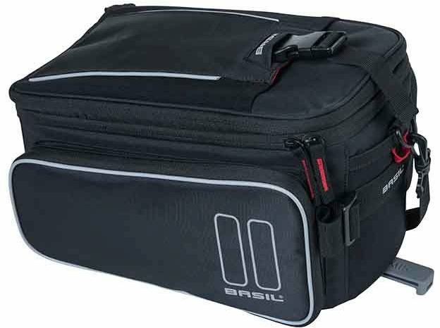 Basil Gepäckträgertasche Sport Design (MIK, 7-15 Liter) schwarz