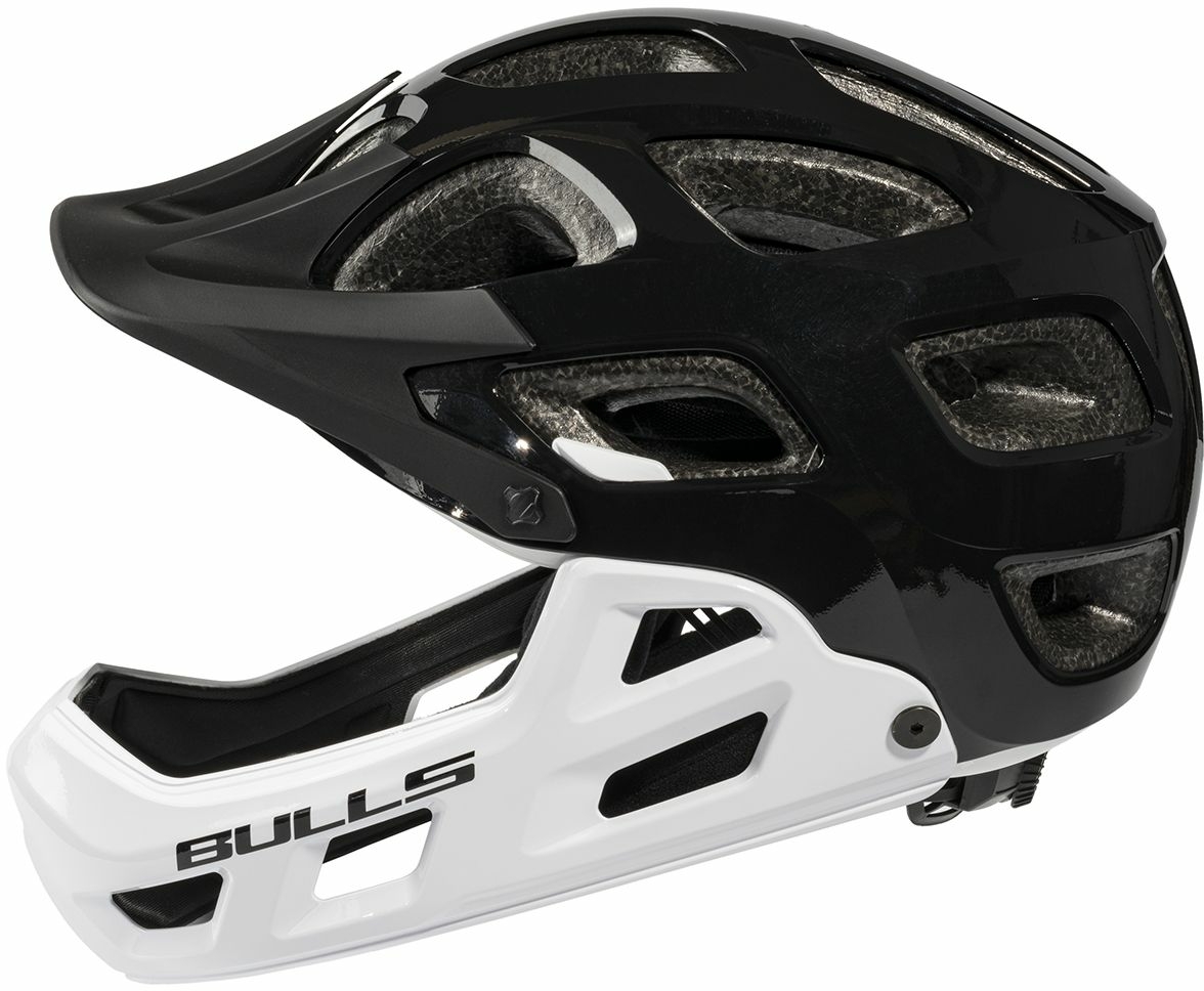 BULLS Fahrrad-Helm Whistler CG 54-60 cm black/white matt