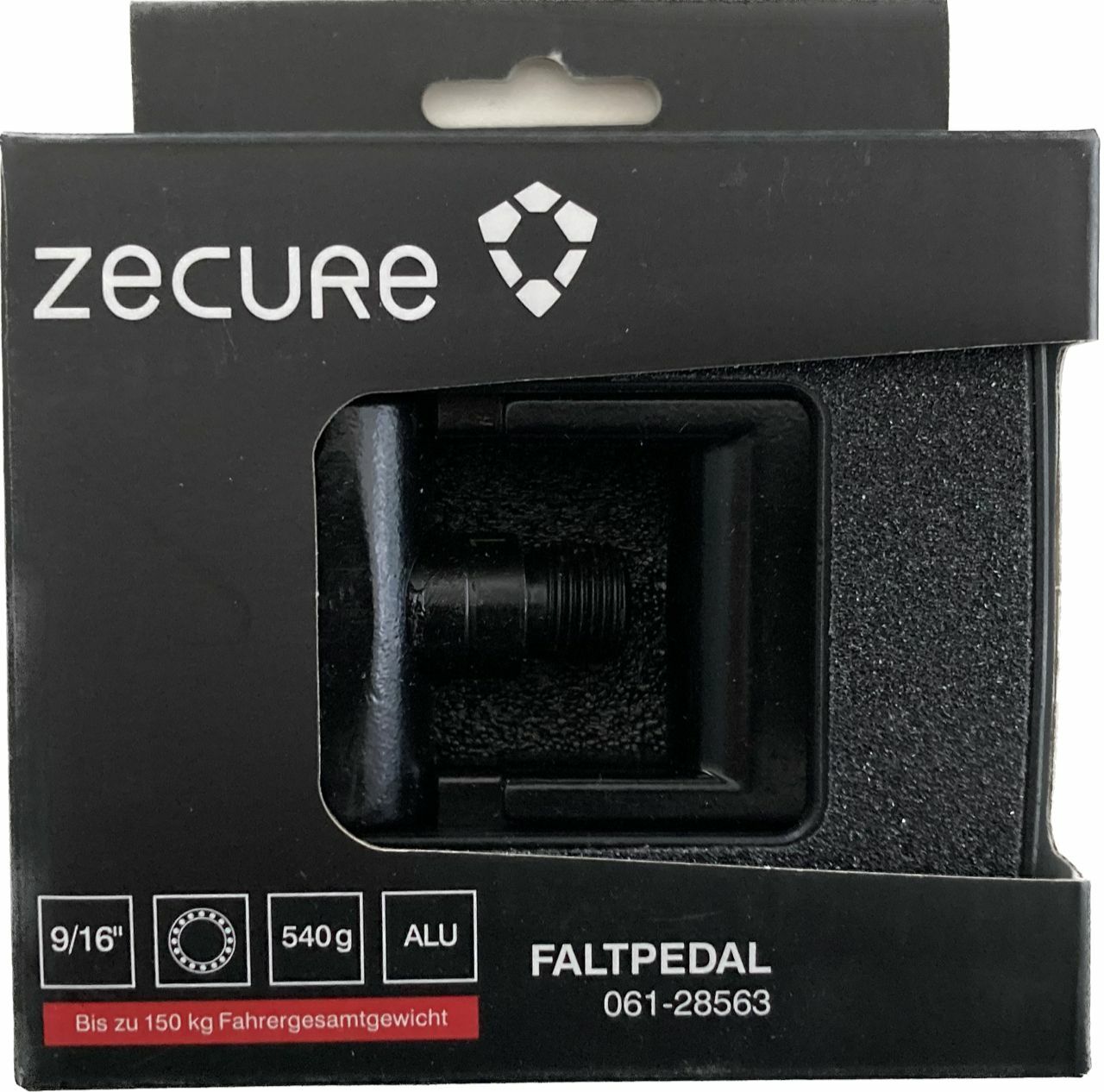 ZECURE Faltpedale Faltpedale Anti Slip