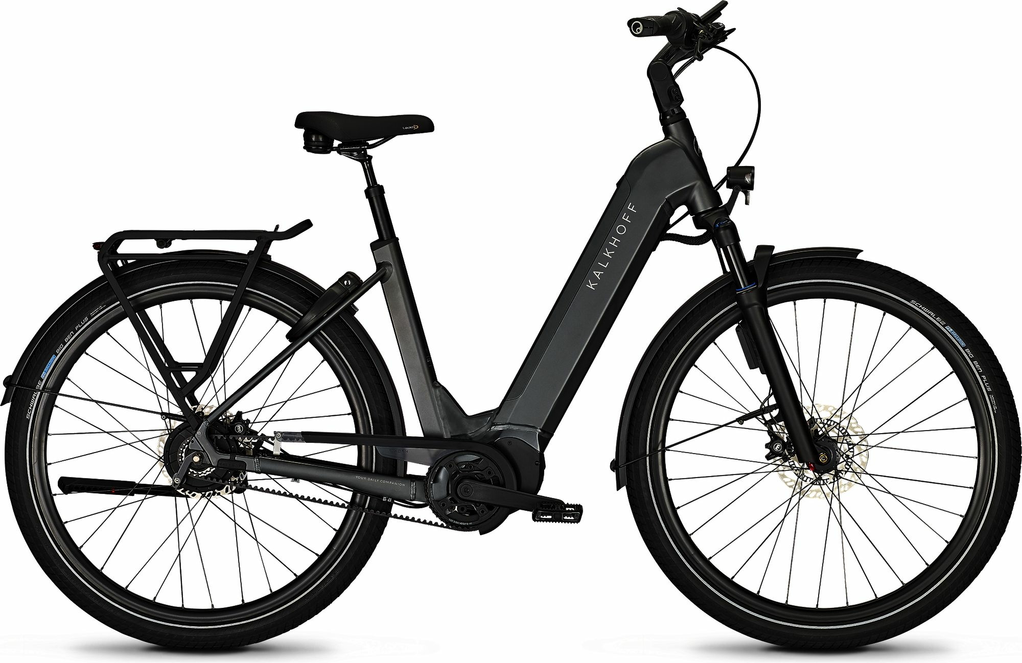 Kalkhoff IMAGE 5.B EXCITE+ ABS (625 Wh), stufenlos, Damenfahrrad, Wave, Modell 2024, 29 Zoll 58 cm diamondblack matt