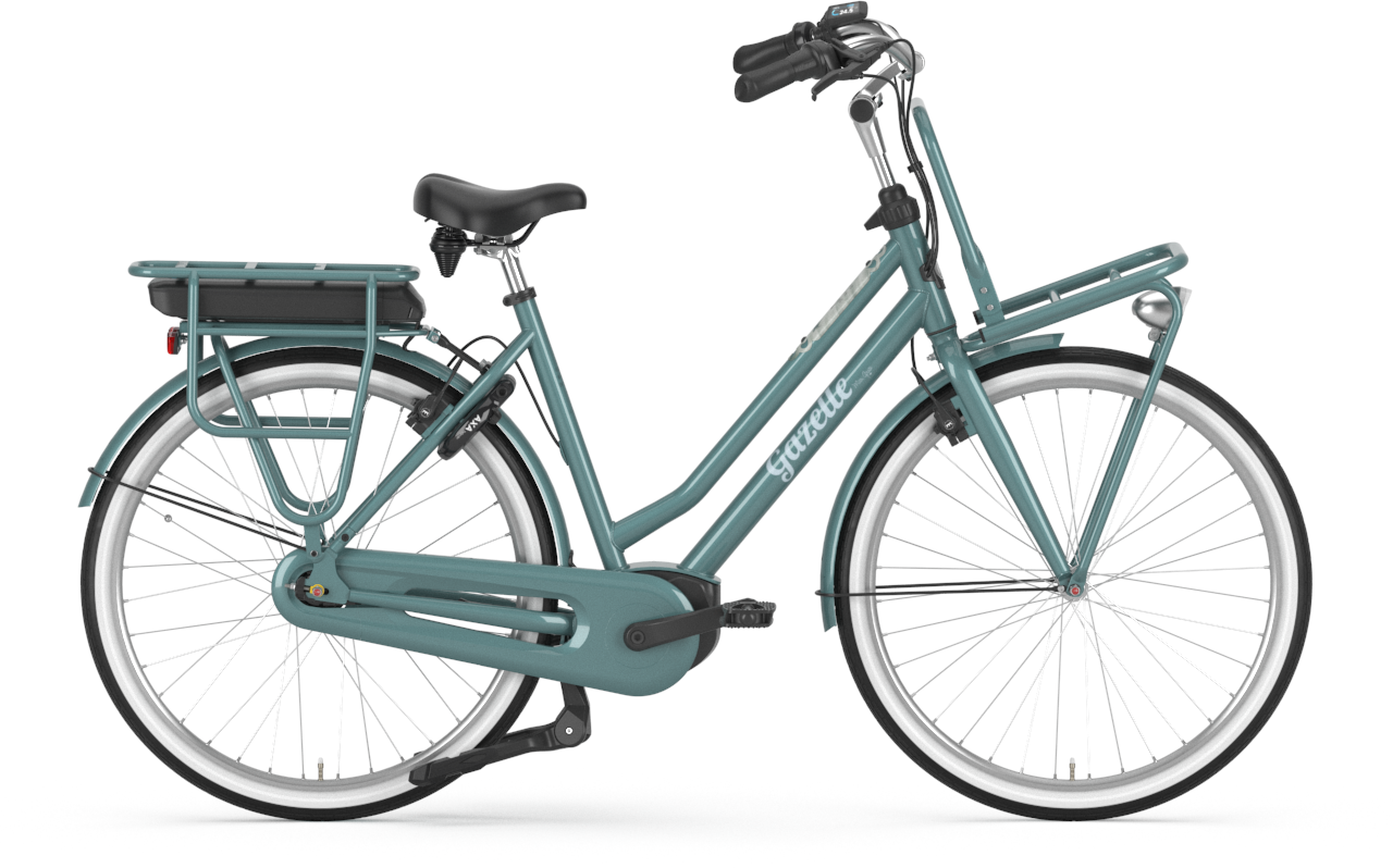 Gazelle Miss Grace C7+ HMB Smart (500 Wh), 7 Gang Nabenschaltung, Unisexfahrrad, Curve, Modell 2024, 28 Zoll 54 cm denim